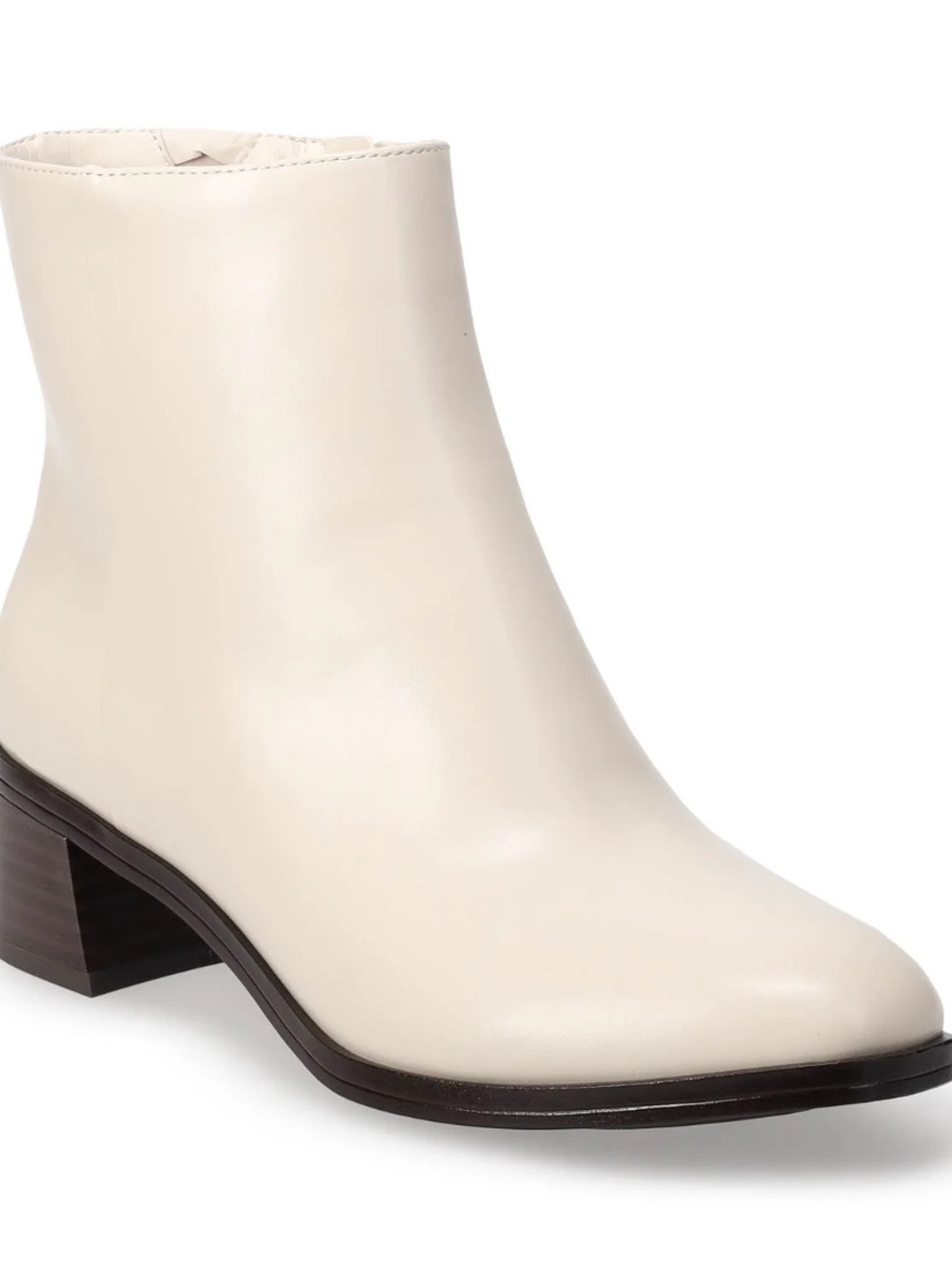 Sonoma Goods for Life Ivory Ankle Boots